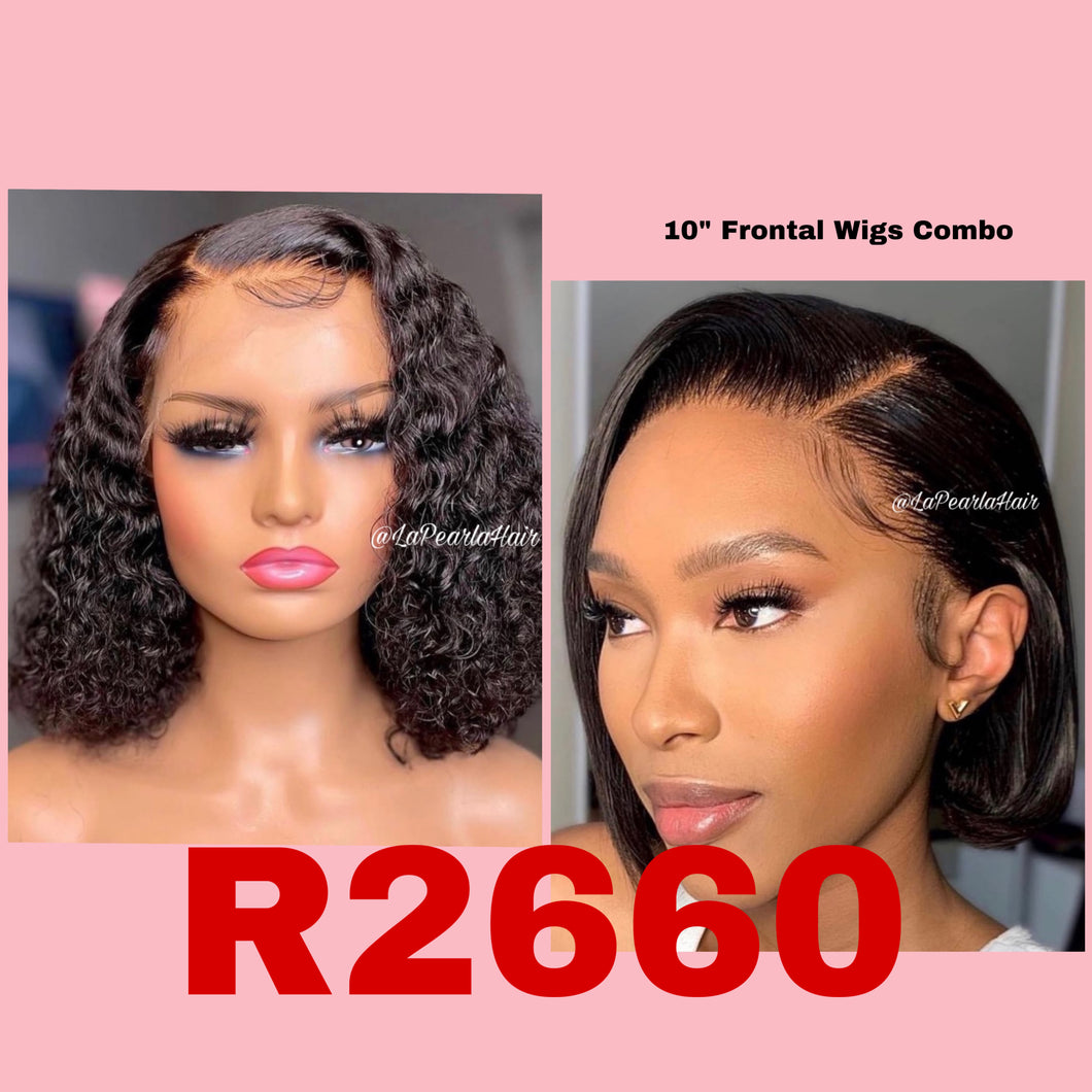 Frontal bobs Combo